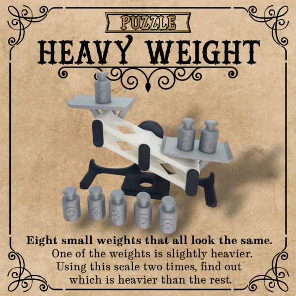 Puzzle heavy weight - creativity kits - stl file - 3d print