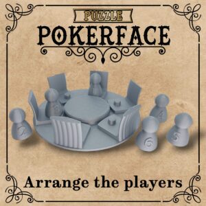 Puzzle Pokerface - creativity kits - stl file - 3d print